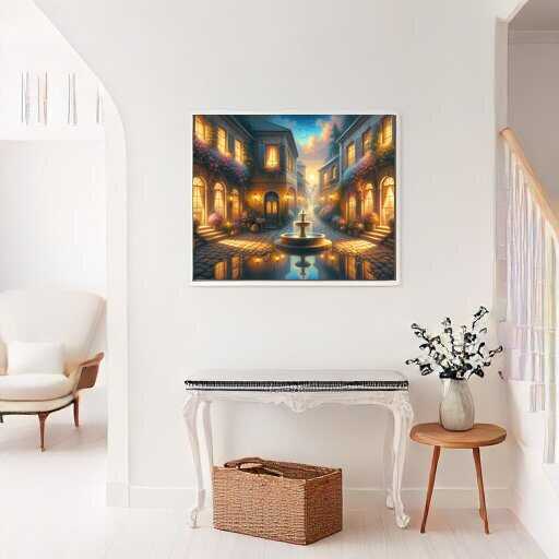 Paint by Numbers - Romantic fountain