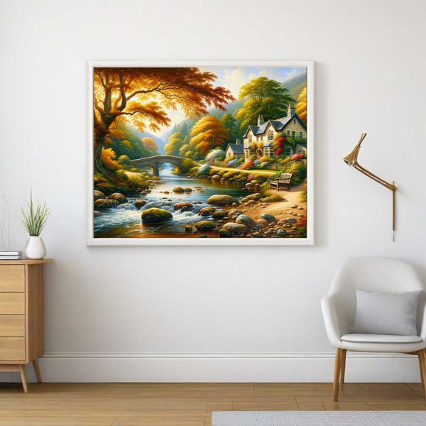 Paint by Numbers - Cottage on the river