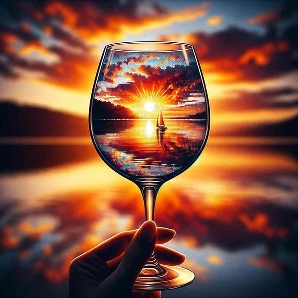 Paint by Numbers - Sunset Through Glass