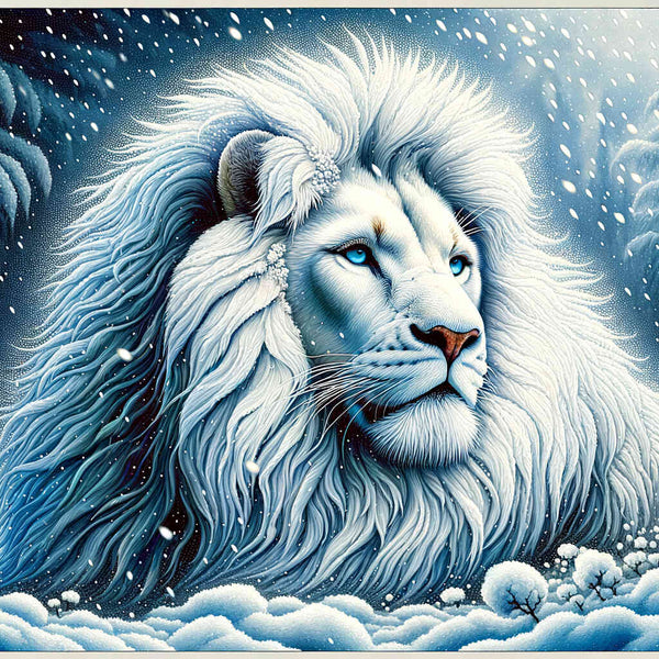 Paint by Numbers - Snow lion