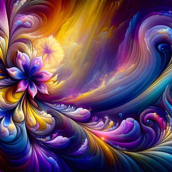 Paint by Numbers - Imaginative flowers