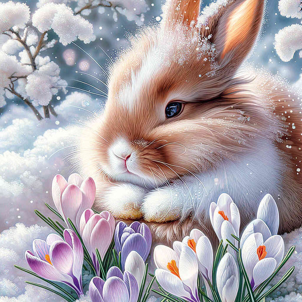 Paint by Numbers - Bunny in the snow