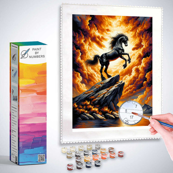 Paint by Numbers - Magnificent stallion