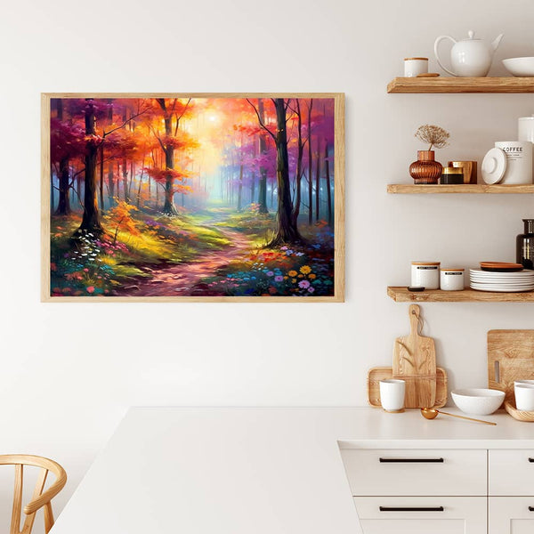 Forest in autumn - Paint by Numbers