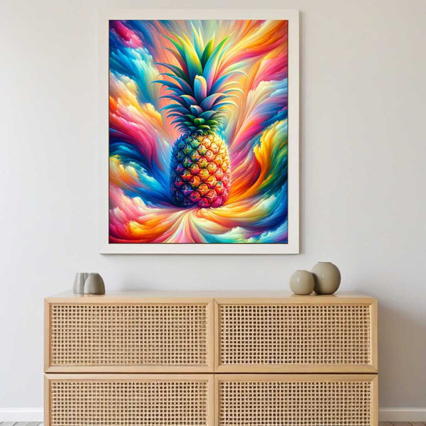 Paint by Numbers - Colorful pineapple