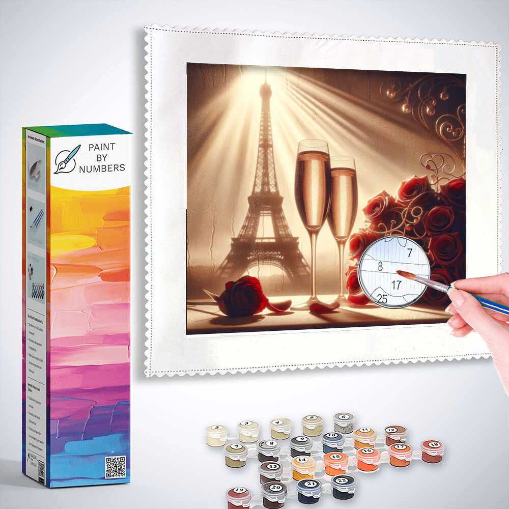 Paint by Numbers - Egg Tower Romantic