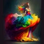 AB Diamond Painting - Riesenkleid - gedruckt in Ultra-HD - AB Diamond, Menschen, Neu eingetroffen, Quadratisch