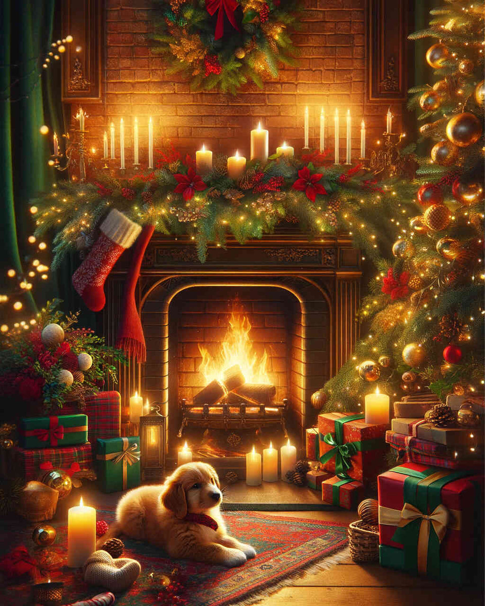 Paint by Numbers - Warming fireplace