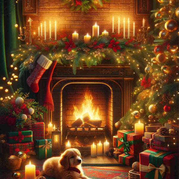 Paint by Numbers - Warming fireplace