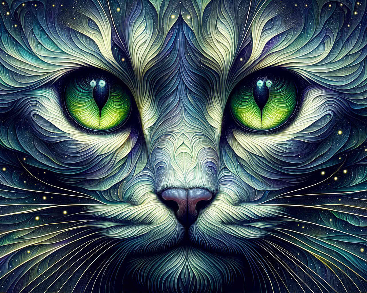 Paint by Numbers - Magic cats look