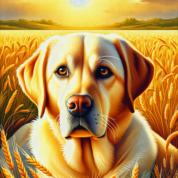 Paint by Numbers - Labrador in the field