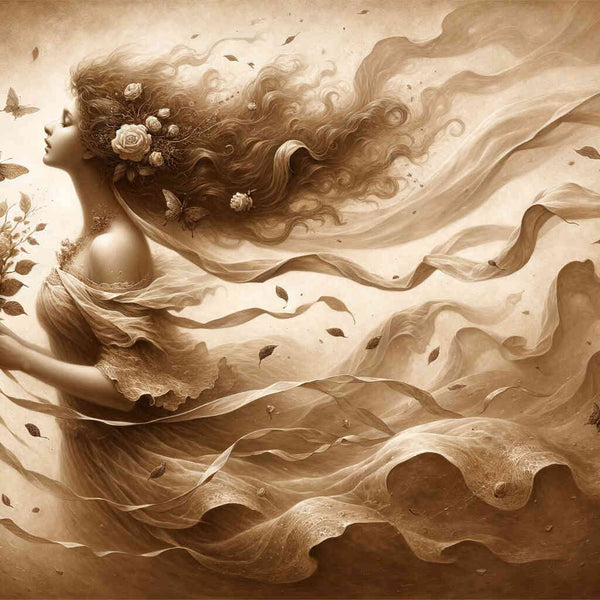 Paint by Numbers - Woman in the wind