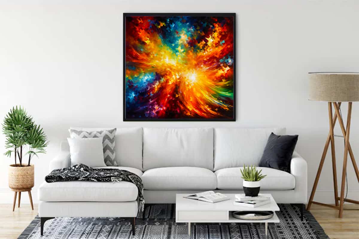 Malen nach Zahlen - Kosmische Weiten - hochwertige Leinwand - 170523, Neu eingetroffen, Quadratisch, Universum, Weltall