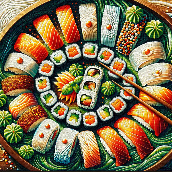 Paint by Numbers - Sushi