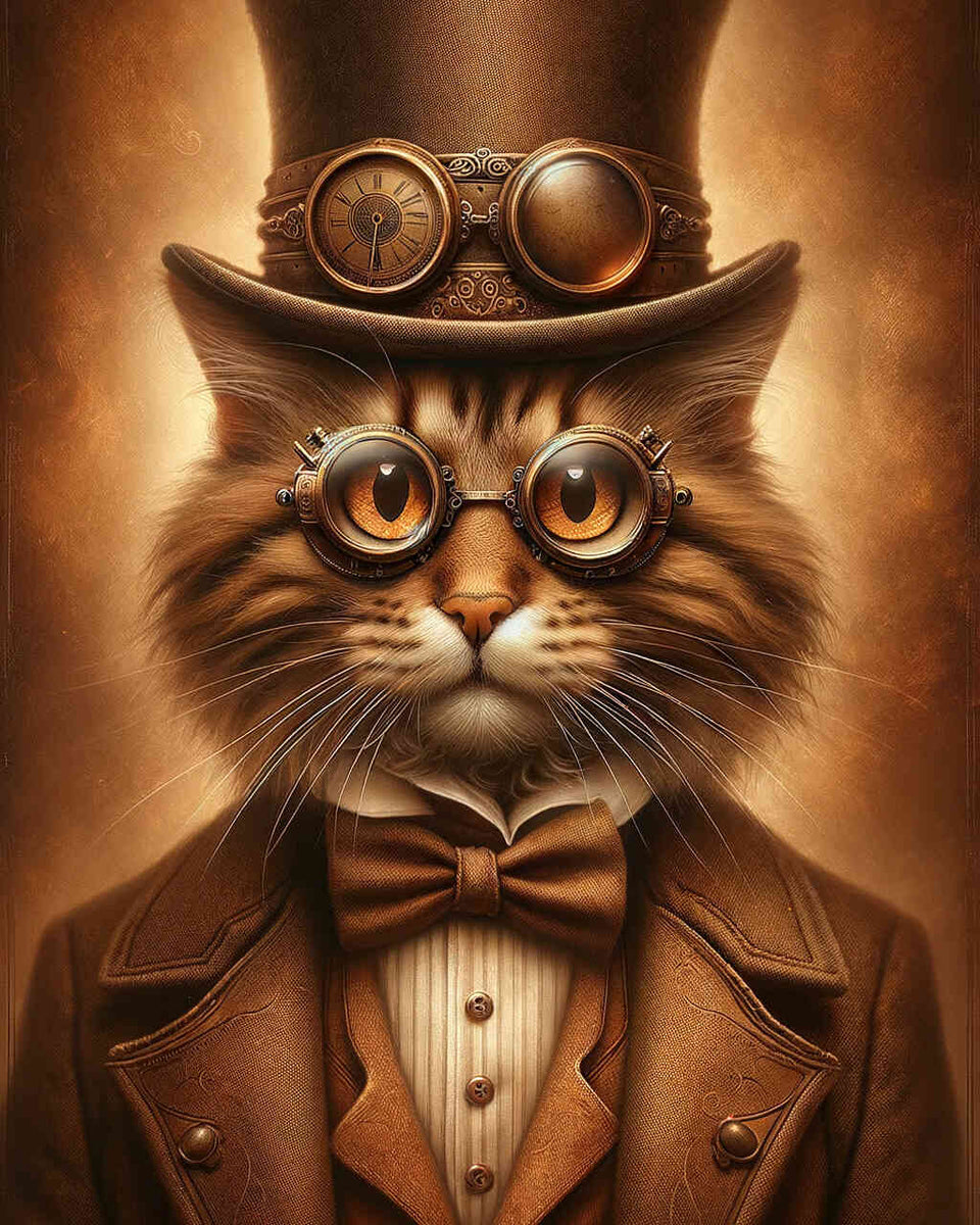 Paint by Numbers - Cylinder Cat