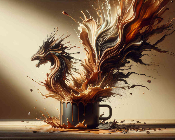 Paint by Numbers - Coffee makes me stronger