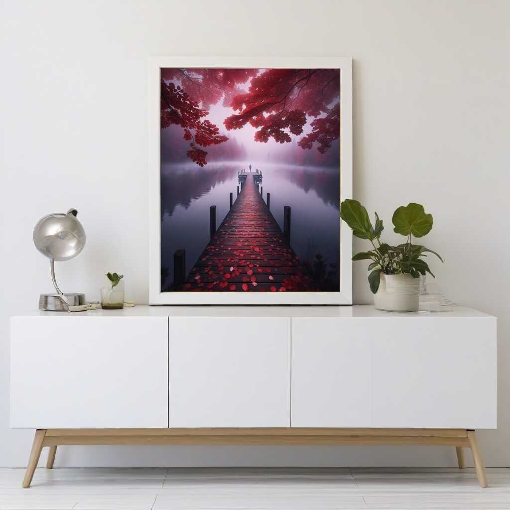 Paint by Numbers - Red Leaf Bridge