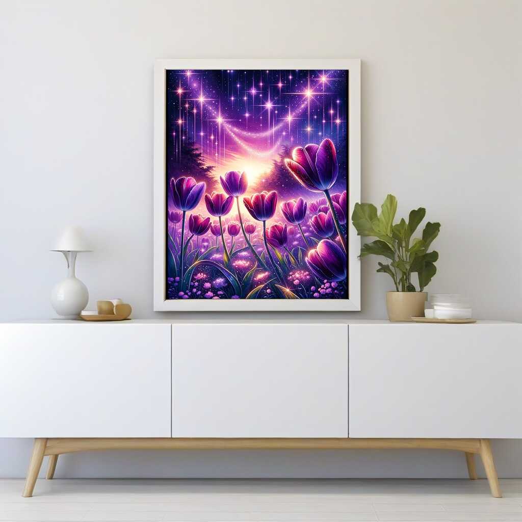 Paint by Numbers - Purple Tulip Dream