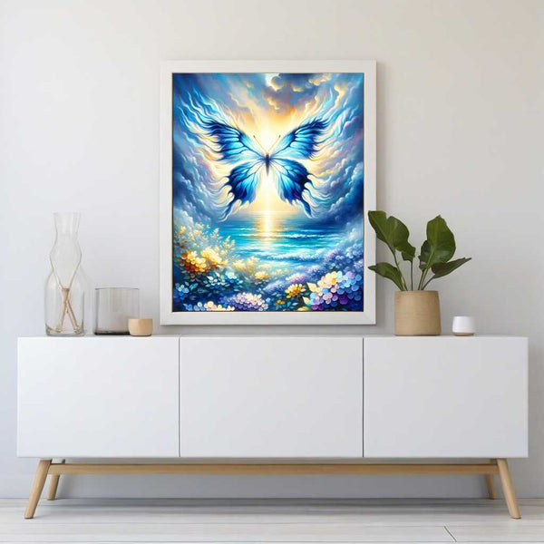 Paint by Numbers - Blue Butterfly Long Wing