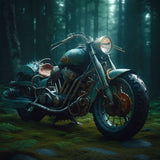 Malen nach Zahlen - Tradition trifft Moderne - hochwertige Leinwand - 170523, Motorrad, Motorräder, Neu eingetroffen, Quadratisch