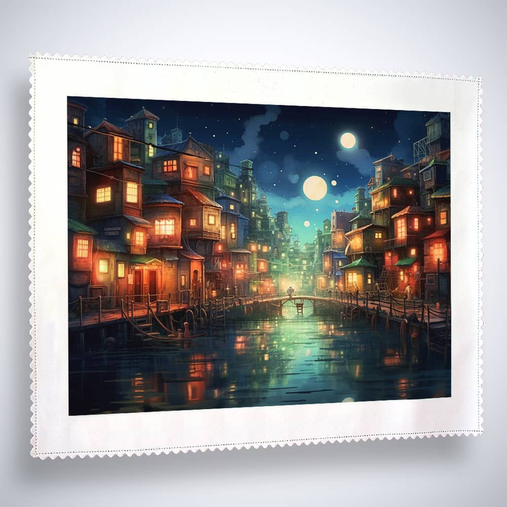 City with lights games - Paint by Numbers
