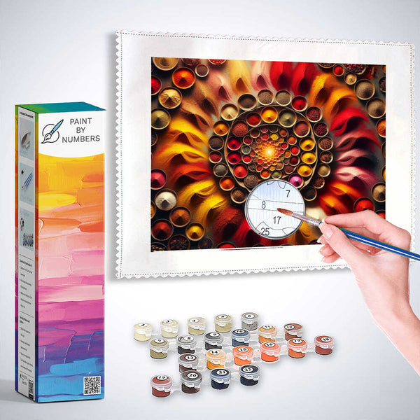 Paint by Numbers - Spice bowls mix