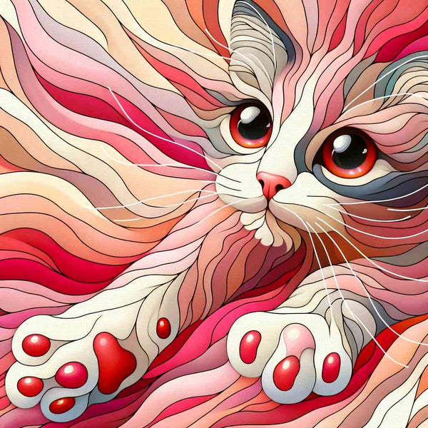 Paint by Numbers - Funny cat