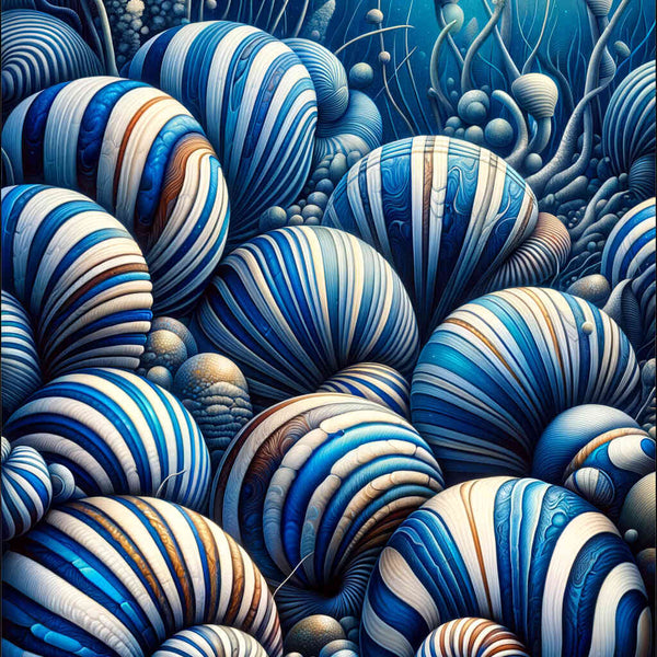 Paint by Numbers - Striped Shells