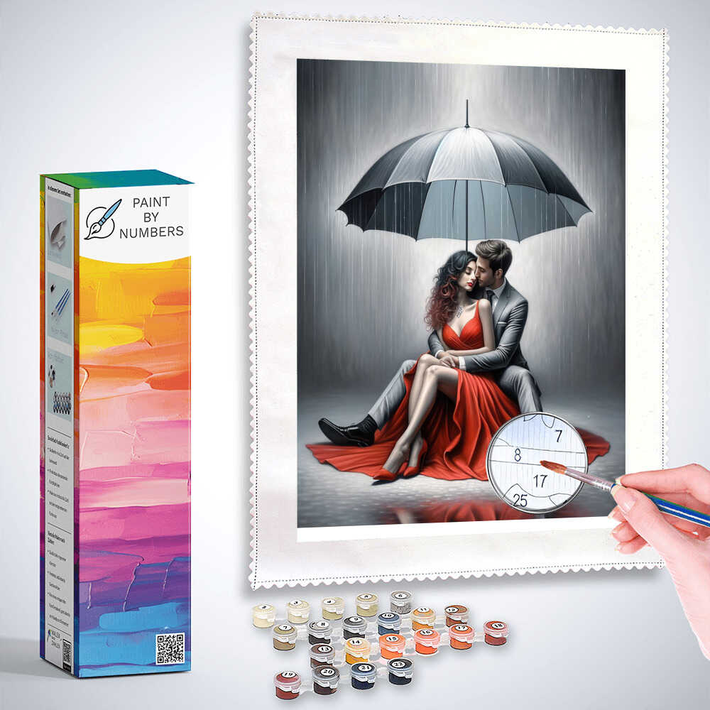 Paint by Numbers - Couple on the wall