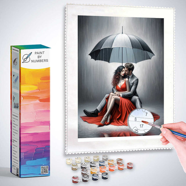 Paint by Numbers - Couple on the wall