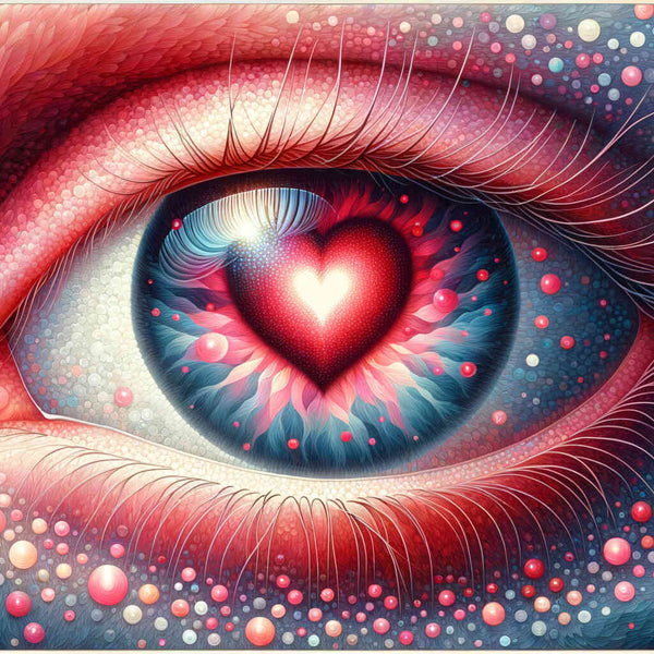 Paint by Numbers - Pink Heart Eye