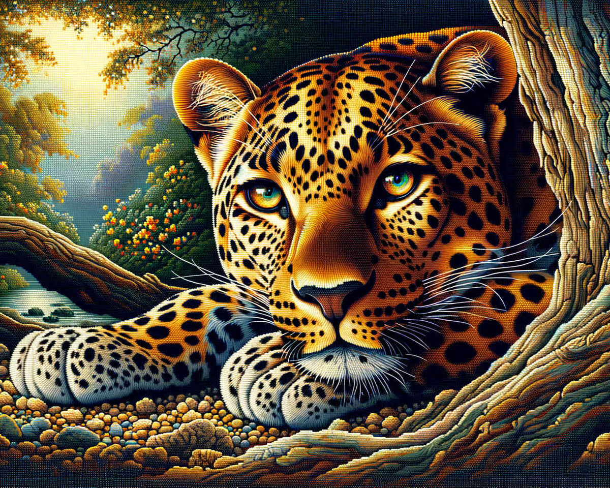 Leopard - Paint by Numbers