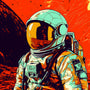 Diamond Painting - Astronaut - gedruckt in Ultra-HD - Astronaut, Neu eingetroffen, Quadratisch, Universum, Weltall