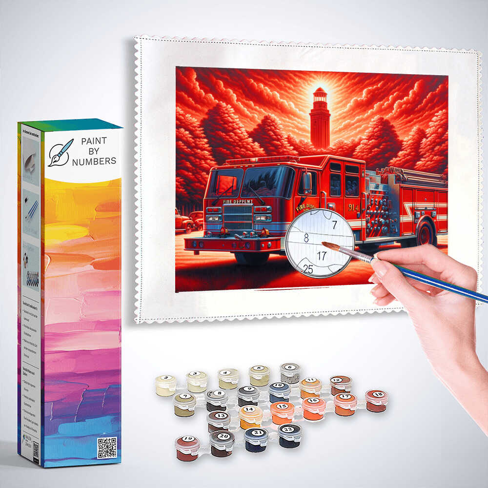 Paint by Numbers - Fire brigade