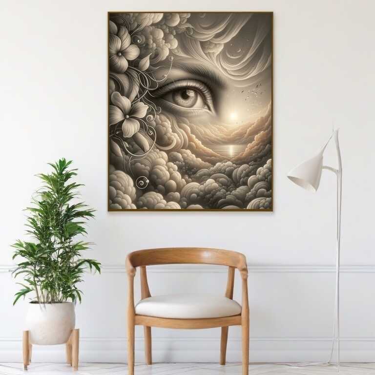 Paint by Numbers - Sky Woman Eye