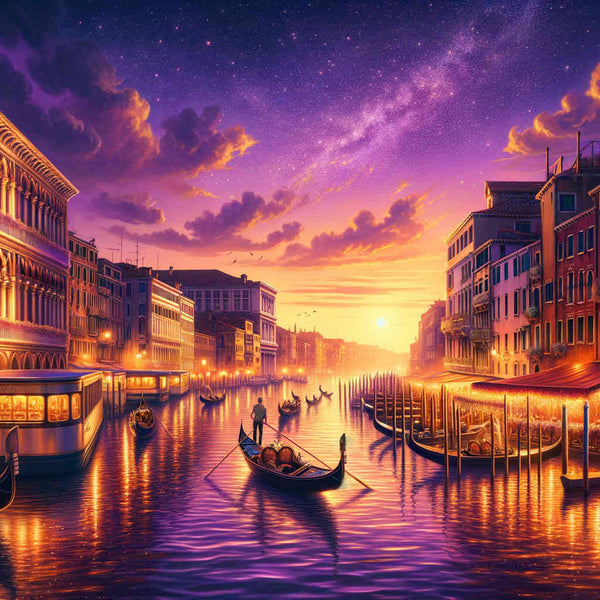 Paint by Numbers - Romantic evening, Venice