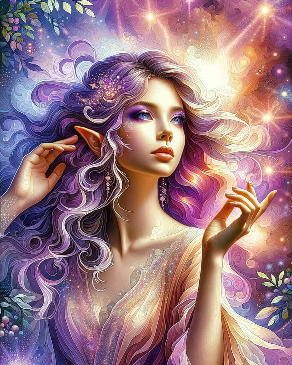 Paint by Numbers - Purple elf
