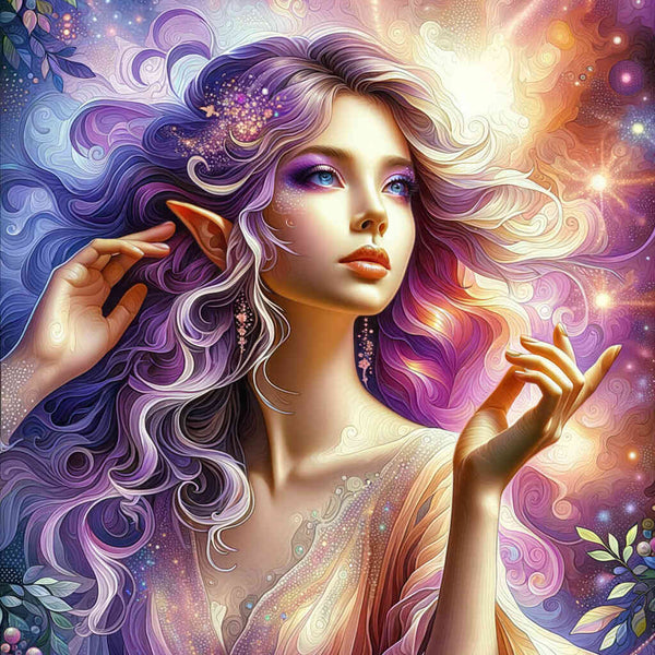 Paint by Numbers - Purple elf