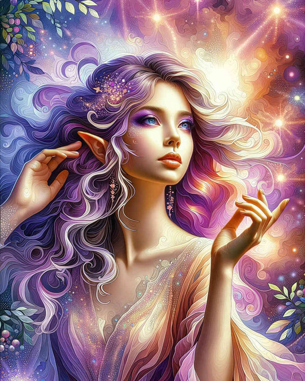 Paint by Numbers - Purple elf