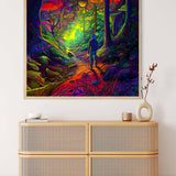 AB Diamond Painting - Entdecker im Wald - gedruckt in Ultra-HD - AB Diamond, Landschaft, Neu eingetroffen, Quadratisch, Wald