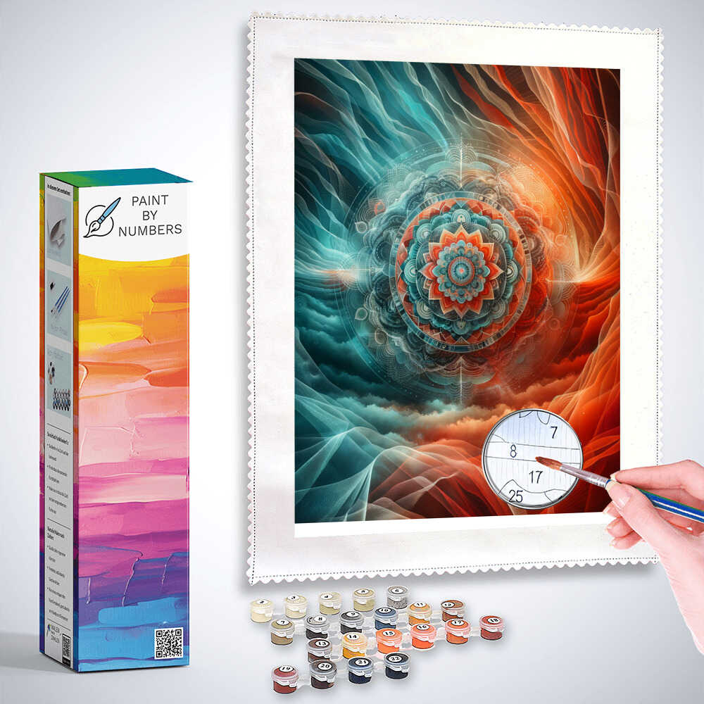 Paint by Numbers - Abstract Mandala