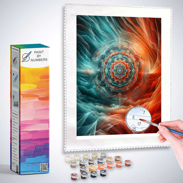 Paint by Numbers - Abstract Mandala