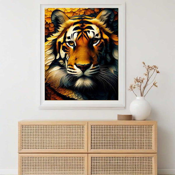 Paint by Numbers - Tiger Looks at