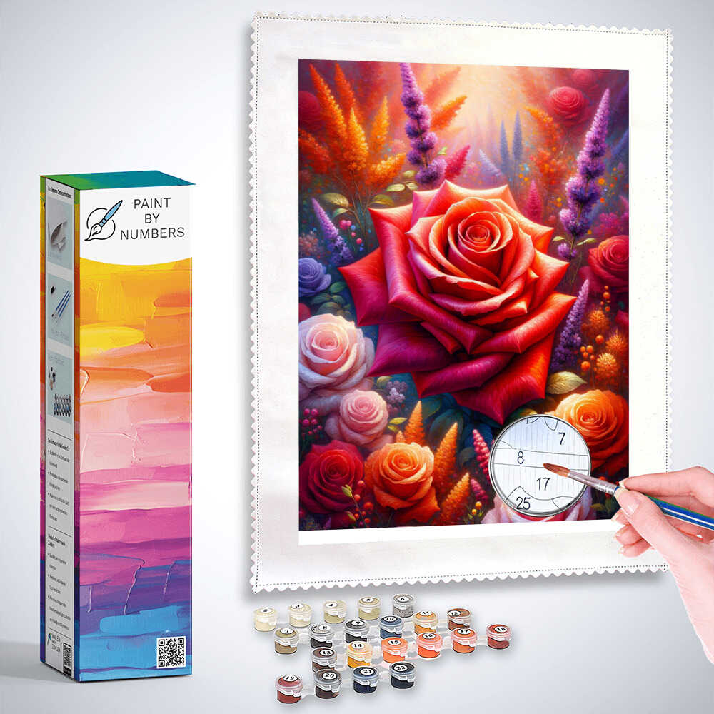 Paint by Numbers - Floral greetings