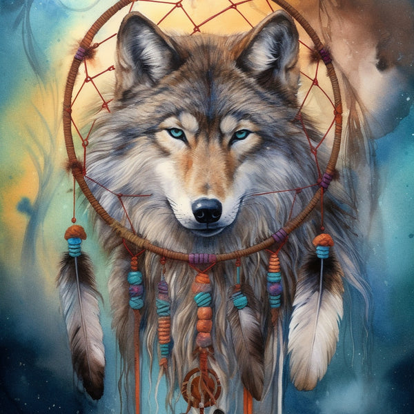 Wolf, Mystery - Paint by Numbers