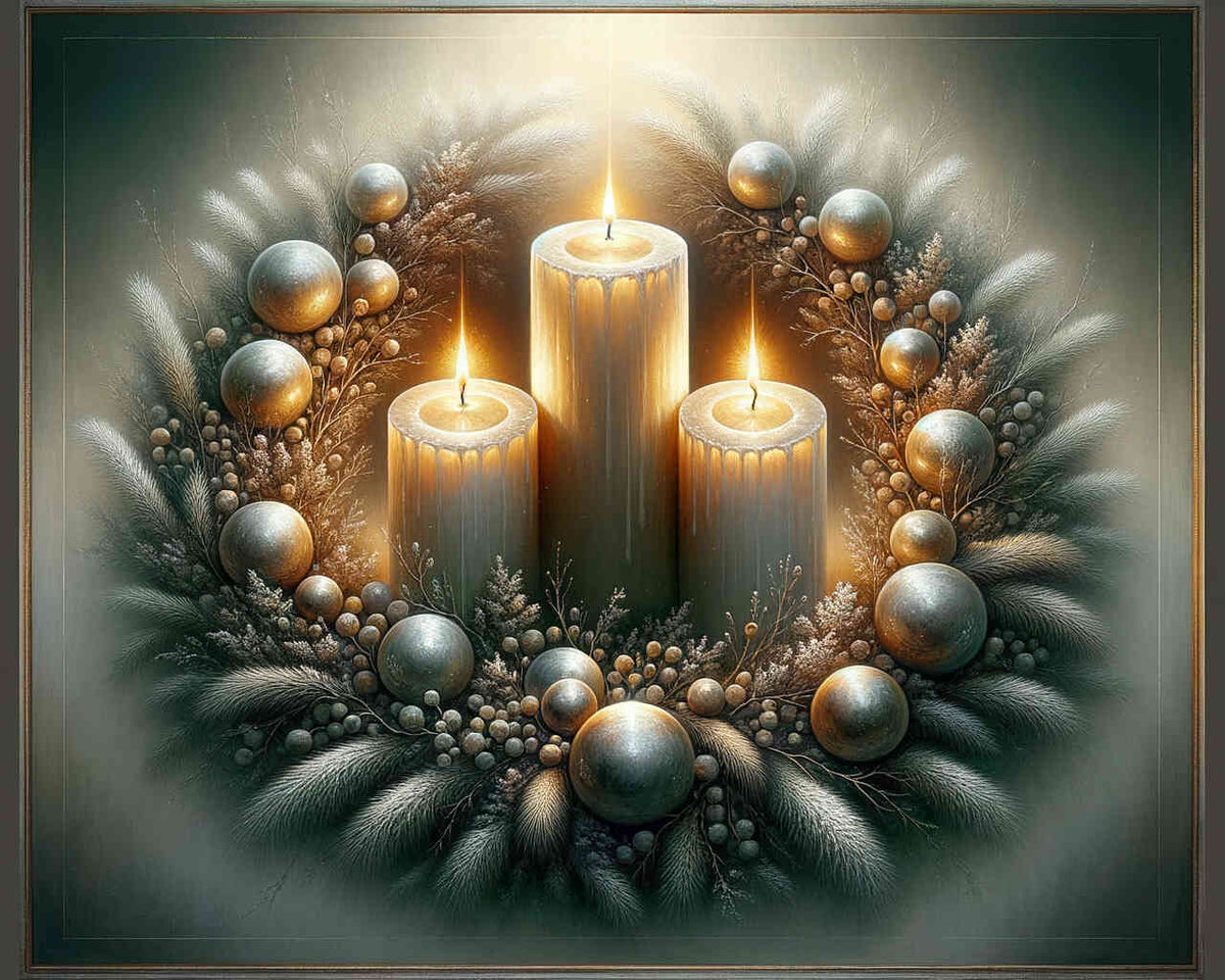 Paint by Numbers - Advent circle