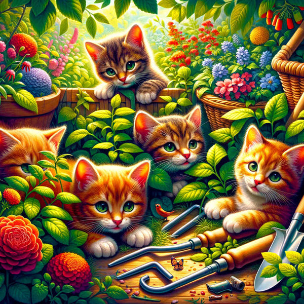 Paint by Numbers - Hidden cats