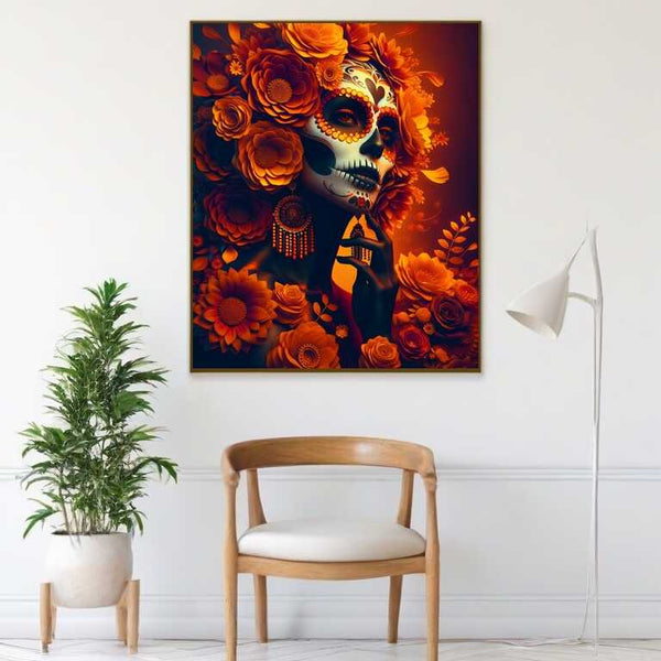 Paint by Numbers - Los Muertos, flower headphones