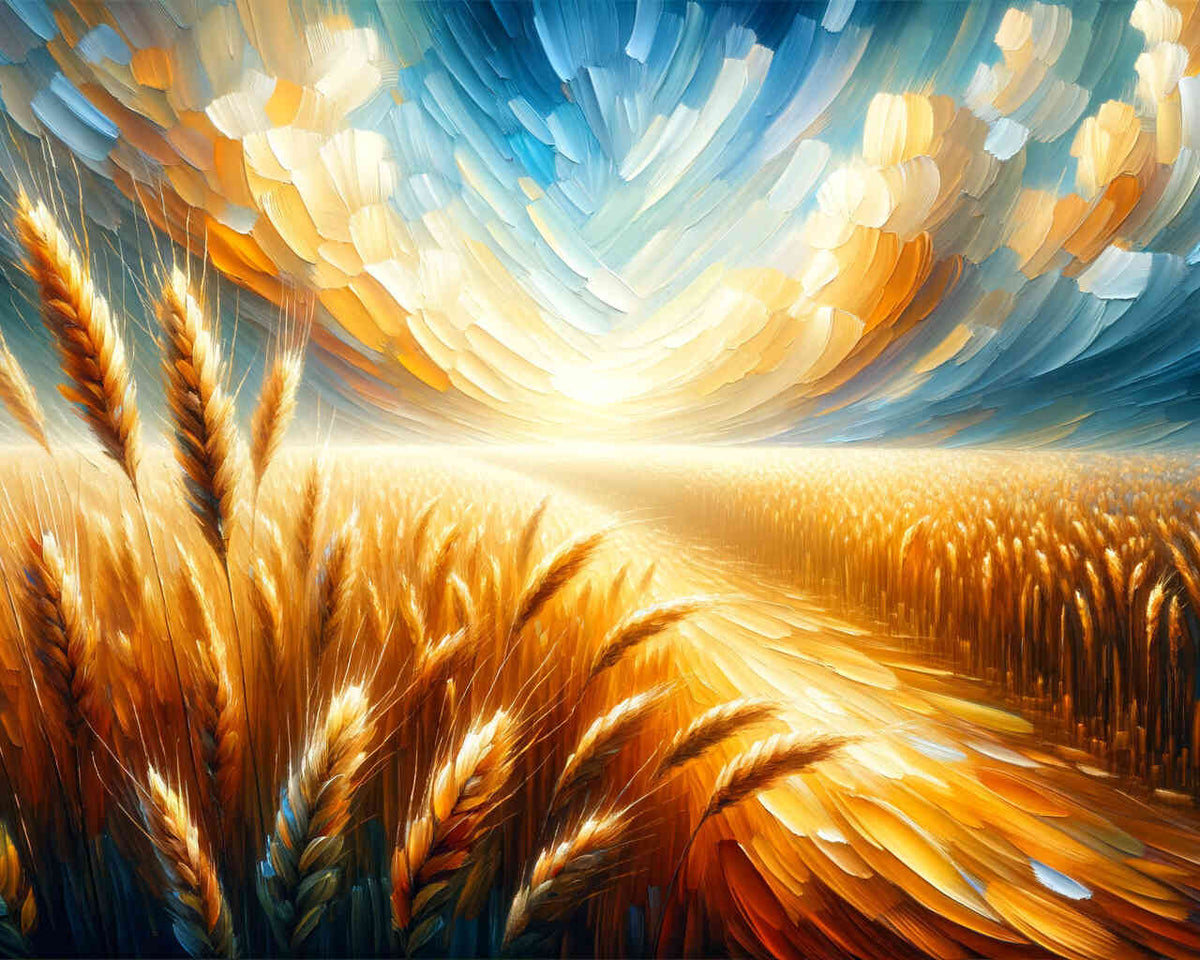 Paint by Numbers - Wheat fields