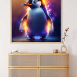 AB Diamond Painting - Leuchtender Pinguin - gedruckt in Ultra-HD - AB Diamond, Neu eingetroffen, Pinguin, Quadratisch, Tiere